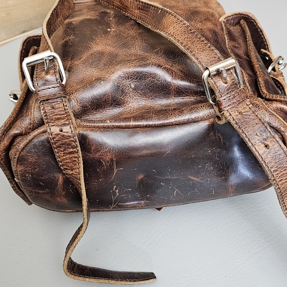 Freebird by Steven Brett Mini Backpack in Cognac Brown - Picture 3 of 11